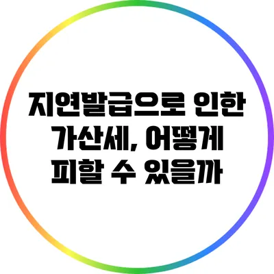 지연발급으로 인한 가산세, 어떻게 피할 수 있을까?